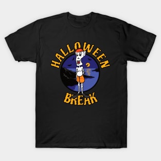 Halloween Vampire Break (plain colours) T-Shirt